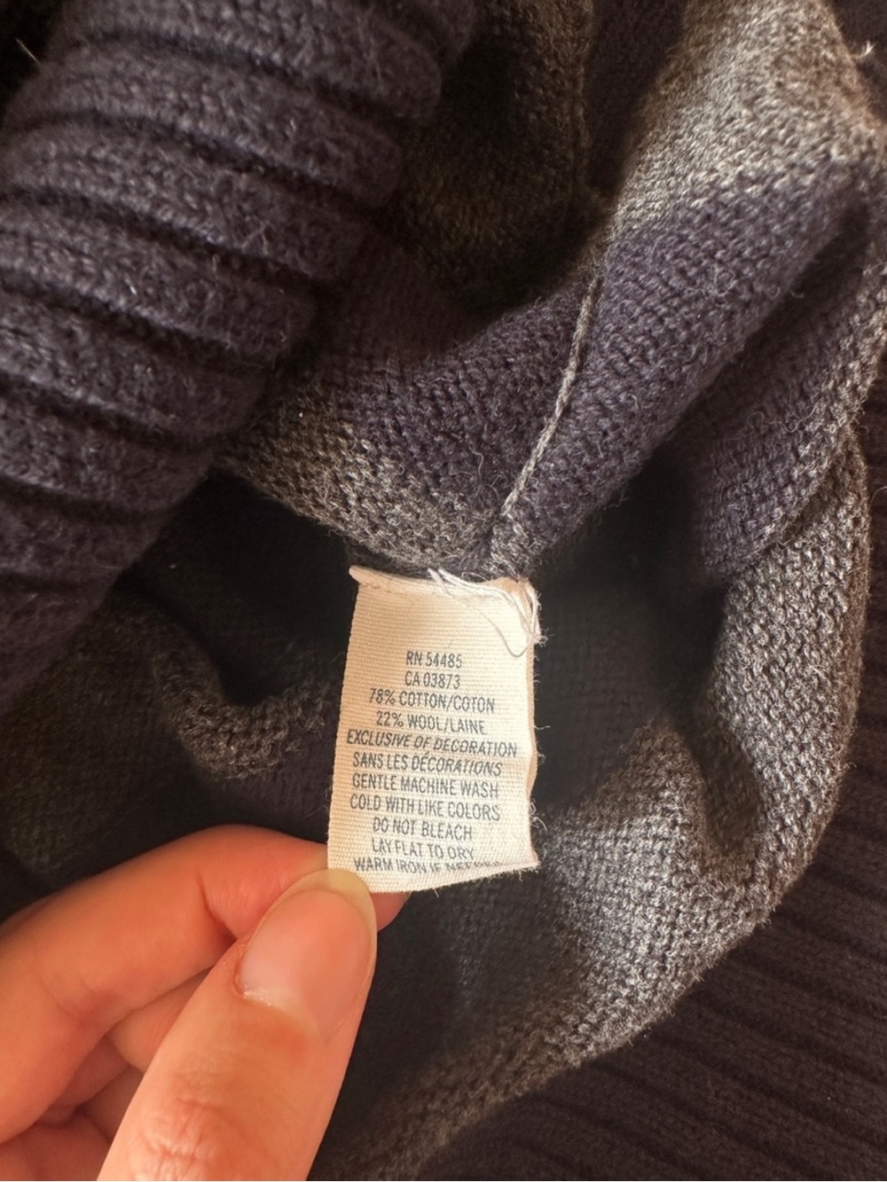 American Eagle Striped Cotton Wool Sweater | Size XS - Picture 8 of 8